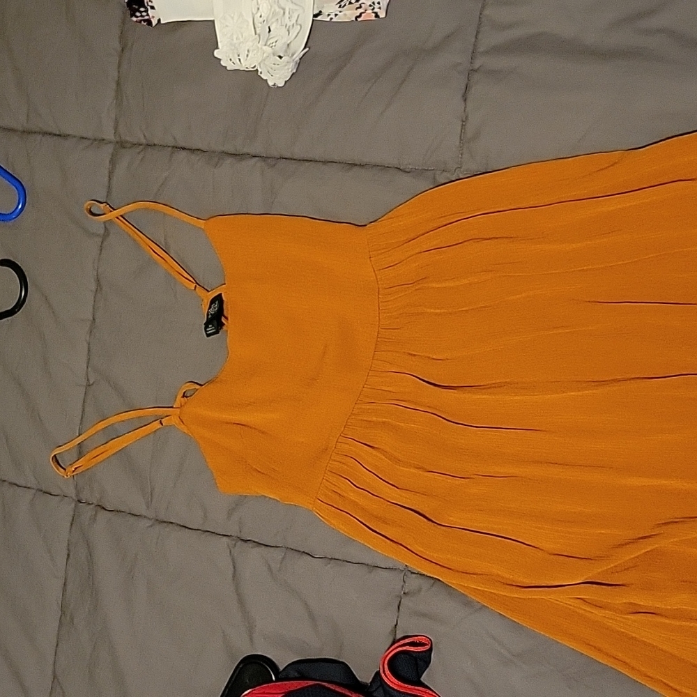 Orange dress